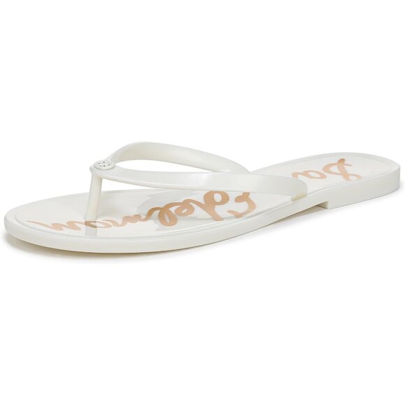 Sam Edelman Women's Dean Jelly Thong Flat Sandals - Picture 1 of 6
